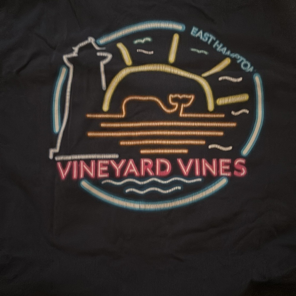 Vineyard Vines Whale Short-Sleeve Pocket T-Shirt Tee Men’s small Navy Blue - Picture 3 of 4